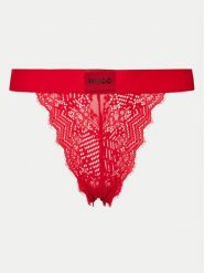 Hugo Stringi 50502780 Czerwony. Czerwone stringi damskie Hugo, xl, bez wzorów, z syntetyku. Za 79.99 zł.