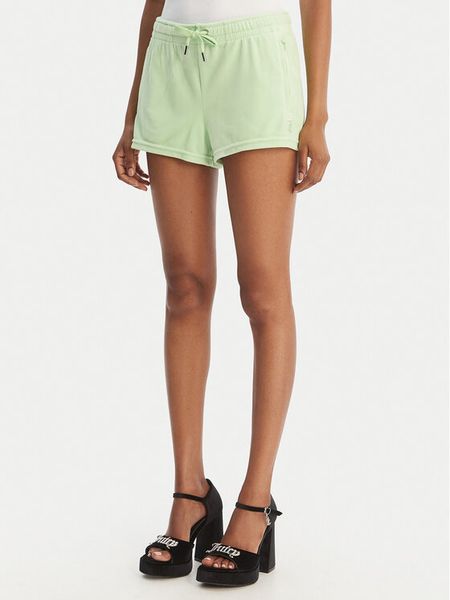Juicy Couture Szorty sportowe Tamia JCWHS126305 Zielony Regular Fit. Zielone spodenki sportowe damskie Juicy Couture, l, z syntetyku. Za 239.99 zł.