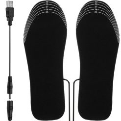 Podgrzewane Wkładki do Butów 35-40 Termiczne USB. Czarne obuwie trekkingowe damskie TRIZAND. Za 42.90 zł.