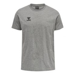 Bawełniana koszulka Hummel Move Grid. Szare t-shirty sportowe męskie HUMMEL, l, z bawełny, bez ramiączek, do piłki nożnej. Za 147.00 zł.