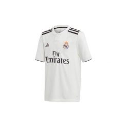 Koszulka piłkarska Real Madryt 18/19. Białe t-shirty damskie Adidas, m, bez ramiączek, do piłki nożnej. Za 239.99 zł.