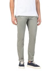 Timezone Spodnie chino "Janno" - Slim fit - w kolorze szarym rozmiar: W33/L34. Szare spodnie materiałowe męskie Timezone, bez wzorów. Za 94.95 zł.