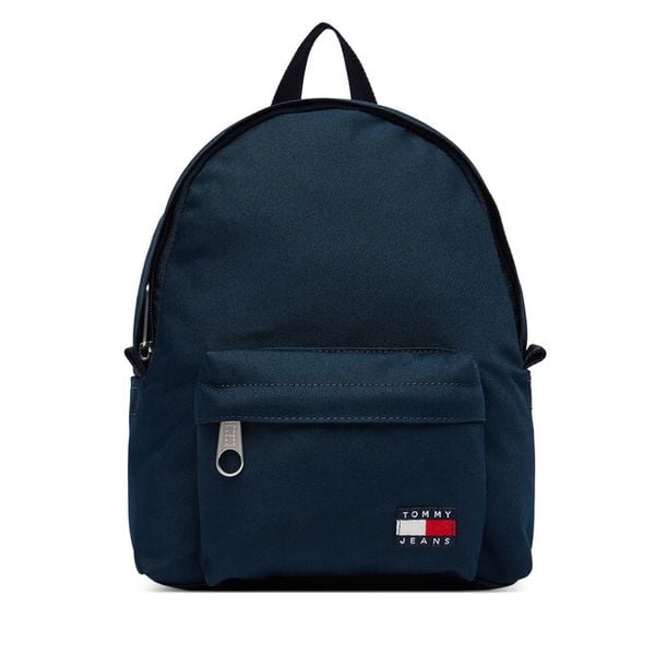 Plecak Tommy Jeans. Niebieskie plecaki damskie Tommy Jeans, bez wzorów, z jeansu. Za 289.99 zł.