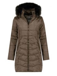 Canadian Peak Parka "Armonica" w kolorze beżowym rozmiar: S. Brązowe parki damskie Canadian Peak, s, bez wzorów. Za 250.35 zł.