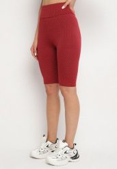 Czerwone Szorty Kolarki z Efektem Push-Up Briala. Czerwone spodenki sportowe damskie Born2be, m. Za 29.99 zł.