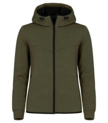 Clique Hayden Women Kurtka z kapturem z miękkiego materiału air-layer – Fog. Zielone kurtki damskie CLIQUE, m, bez wzorów, z elastanu, z kapturem. Za 238.46 zł.