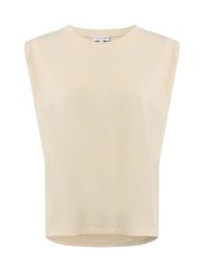 Marie Lund Koszula damska Kobiety beżowy|złoty marmurkowy, L. Brązowe koszule damskie Marie Lund, l, bez wzorów, bez kołnierzyka, bez ramiączek. Za 179.95 zł.