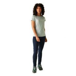 Spodnie Damskie Pentre II Stretch Walking Trousers. Czarne spodnie materiałowe damskie Regatta, bez wzorów, z materiału. Za 192.99 zł.