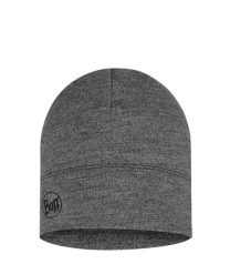 Czapka dla dorosłych BUFF® Midweight Hat LIGHT Merino. Szare czapki męskie Buff, na zimę, bez wzorów, z materiału. Za 112.99 zł.
