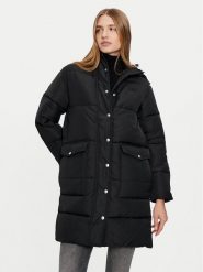 Lee Płaszcz zimowy 112355161 Czarny Relaxed Fit. Czarne płaszcze damskie Lee, na zimę, xl, bez wzorów, z syntetyku. Za 369.00 zł.
