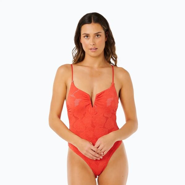 Strój kąpielowy jednoczęściowy damski Rip Curl Oasis V Wire Multi Fit. Czerwone stroje jednoczęściowe damskie Rip Curl, l, bez wzorów. Za 239.99 zł.