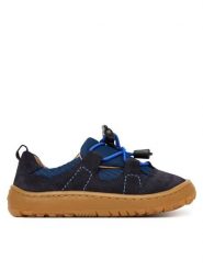 Froddo Sneakersy Barefoot Trekk G3130293 M Granatowy. Niebieskie buty sportowe chłopięce Froddo, ze skóry, bez zapięcia. Za 348.99 zł.