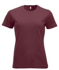 Clique New Classic-T Women - Klasyczny T-shirt z bawełny, współczesny krój –. Czerwone t-shirty damskie CLIQUE, m, bez wzorów, z bawełny, bez kołnierzyka. Za 104.58 zł.