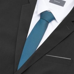 Krawat - Turkusowy. Niebieskie krawaty i muchy męskie Reserved, bez wzorów. Za 49.99 zł.