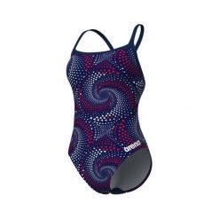 Damski kostium kąpielowy 1-częściowy Arena Fireflow Challenge. Niebieskie stroje jednoczęściowe damskie Arena, bez wzorów, moda ciążowa. Za 259.99 zł.