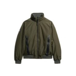 Kurtka Superdry Harrington City. Czarne kurtki męskie Superdry., xl, z aplikacjami, prążkowane, klasyczne, bez kaptura. Za 593.45 zł.