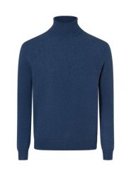 Andrew James sweter z czystego kaszmiru Mężczyźni Kaszmir niebieski, XXXL. Niebieskie swetry męskie Andrew James, m, bez wzorów, z kaszmiru, bez kołnierzyka. Za 479.95 zł.