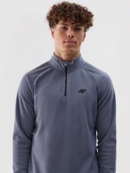 4F Bluza polarowa w kolorze szarym rozmiar: L. Szare bluzy bez kaptura męskie 4f, l, z materiału. Za 65.95 zł.