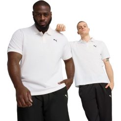 Koszulka męskie Puma Ess Pique Polo. Białe koszulki polo męskie Puma, m, bez wzorów, z bawełny, bez ramiączek. Za 123.99 zł.
