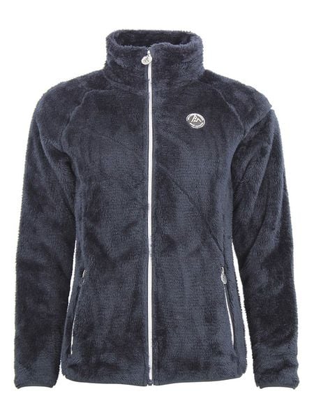 Peak Mountain Kurtka polarowa "Ariano" w kolorze antracytowym rozmiar: L. Czarne kurtki damskie Peak Mountain, l, bez wzorów, z polaru, bez kaptura. Za 206.42 zł.