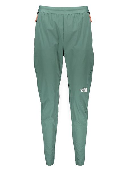The North Face Spodnie sportowe "Kikash" w kolorze zielonym rozmiar: M. Zielone spodnie sportowe damskie The North Face, m, z materiału, outdoorowe. Za 239.86 zł.