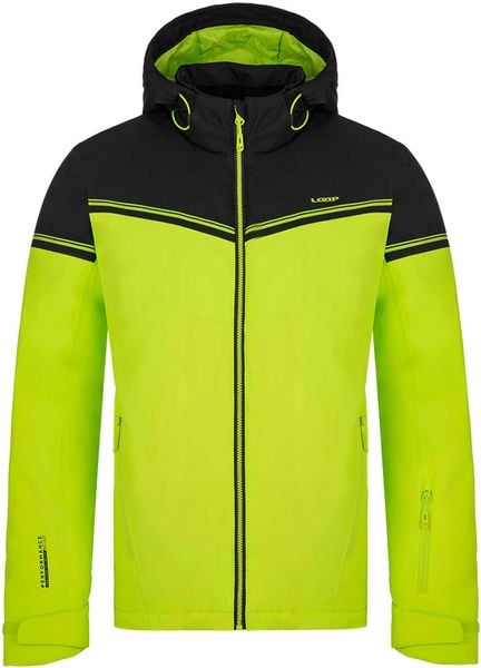 Kurtka narciarska LOAP Floid męska wodoodporna — 2XL. Czarne kurtki męskie SKI MOJO, m, bez wzorów, z materiału, z kapturem, narciarskie. Za 156.76 zł.