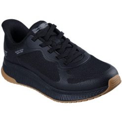Buty sportowe męskie Skechers Bobs Squad 4. Czarne buty sportowe na co dzień męskie Skechers, z materiału, bez zapięcia, trekkingowe. Za 390.00 zł.