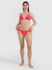 4F Dół od bikini damski - różowy XL. Czerwone bikini damskie 4f, bez wzorów. W wyprzedaży za 39.99 zł.