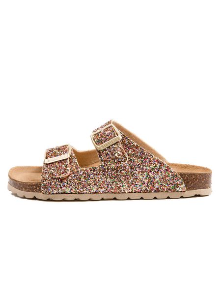 Billowy Klapki w kolorze złotym rozmiar: 42. Żółte klapki damskie Billowy, bez wzorów, bez obcasa. Za 117.99 zł.