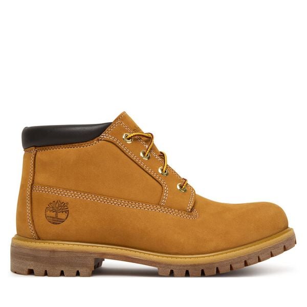 Trapery Timberland. Brązowe buty zimowe męskie Timberland, bez zapięcia. Za 829.99 zł.