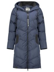 Geographical Norway Płaszcz zimowy "Bonus" w kolorze granatowym rozmiar: 3XL. Niebieskie płaszcze damskie Geographical Norway, na zimę, xl, bez wzorów, z puchu. Za 387.24 zł.