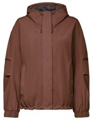Kurtka damska Mineo Rain. Brązowe kurtki damskie Vaude, na jesień, m, bez wzorów, z materiału. Za 970.50 zł.
