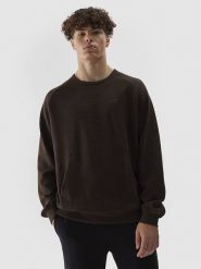 4F Bluza w kolorze brązowym rozmiar: M. Brązowe bluzy bez kaptura męskie 4f, m. Za 83.42 zł.