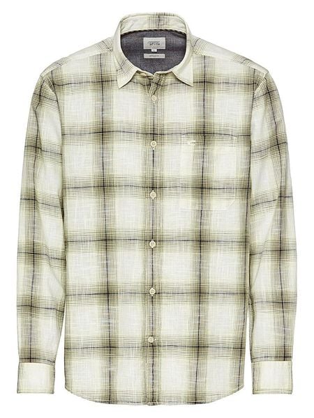 Camel Active Koszula - Regular fit - w kolorze beżowo-zielonym rozmiar: XL. Brązowe koszule męskie Camel Active, xl, bez wzorów, z bawełny, bez kołnierzyka, bez ramiączek. Za 139.87 zł.