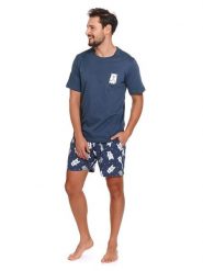 Doctor Nap Piżama w kolorze granatowym rozmiar: S. Białe piżamy męskie Doctor Nap, s, bez wzorów, z bawełny, bez ramiączek. Za 102.99 zł.