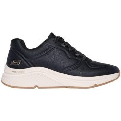Buty sportowe damskie Skechers Bobs Arch Comfort B. Czarne buty sportowe na co dzień damskie Skechers, bez wzorów, z materiału, trekkingowe, Skechers Sport. Za 323.00 zł.