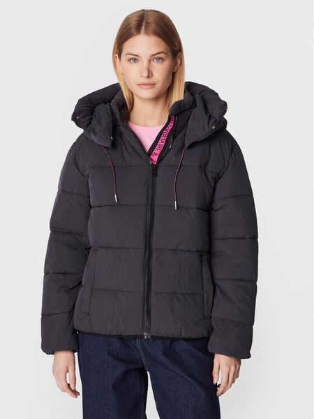 Zadig & Voltaire Kurtka zimowa Kory WWOW00572 Czarny Regular Fit. Czarne kurtki damskie zadig & voltaire, na zimę, l, bez wzorów, z syntetyku, bez kaptura. Za 1,350.00 zł.