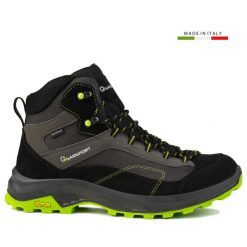 Buty męskie trekkingowe wodoodporne Garsport AVERAU MID WP. Czarne buty trekkingowe męskie GARSPORT, z materiału, bez zapięcia, outdoorowe. Za 268.00 zł.