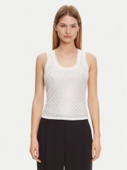 Marciano Guess Top 5RGP21 6311A Écru Regular Fit. Topy damskie Marciano Guess, xs, z aplikacjami, z syntetyku, bez kołnierzyka. Za 199.99 zł.