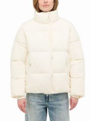Mustang Kurtka pikowana w kolorze kremowym rozmiar: M. Brązowe kurtki damskie Mustang, m, bez wzorów, bez kaptura. Za 300.92 zł.