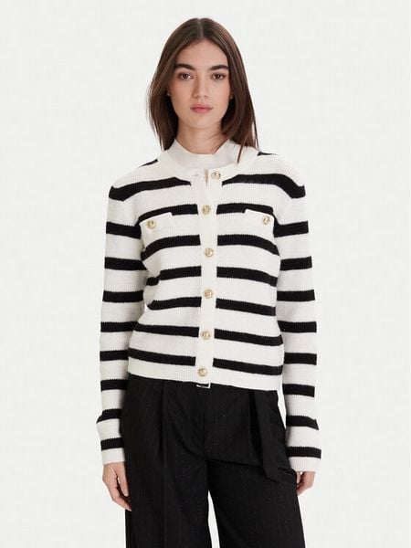 Morgan Kardigan 252-MROXA Czarny Regular Fit. Czarne kardigany damskie Morgan, xs, bez wzorów, z syntetyku. Za 179.99 zł.