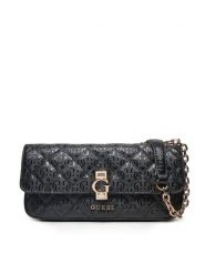 Guess Torebka HWGG95 22210 Czarny. Czarne torebki klasyczne damskie Guess, z aplikacjami, ze skóry, wizytowe, bez kołnierzyka, bez ramiączek. Za 309.99 zł.
