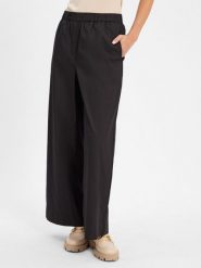 Tommy Hilfiger Spodnie Kobiety Bawełna czarny, 38. Czarne spodnie materiałowe damskie Tommy Hilfiger, bez wzorów, z bawełny, eleganckie. Za 279.95 zł.