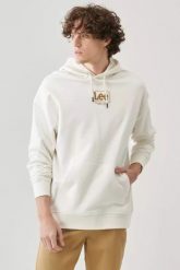 LEE LOOSE HOODIE MĘSKA BLUZA Z KAPTUREM LOGO ECRU L83SSPNQ 112145616. Bluzy z kapturem męskie Lee, l. Za 149.99 zł.