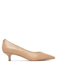 Guess Czółenka FLTCSE LEA08 Beżowy. Brązowe czółenka damskie Guess, z aplikacjami, ze skóry, bez obcasa. Za 634.99 zł.