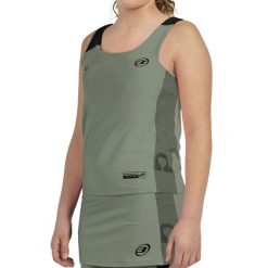 T-shirt Straps Bullpadel Pirac G Junior. Brązowe t-shirty damskie bullpadel, bez wzorów, z materiału, bez kołnierzyka. Za 165.60 zł.