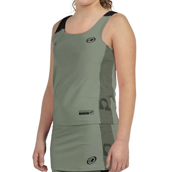 T-shirt Straps Bullpadel Pirac G Junior. Brązowe t-shirty damskie bullpadel, bez wzorów, z materiału, bez kołnierzyka. Za 165.60 zł.