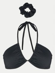 Calvin Klein Swimwear Góra od bikini KW0KW02726 Czarny. Czarne bikini damskie Calvin Klein Swimwear, bez wzorów. Za 139.99 zł.