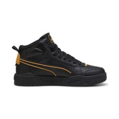 Sneakersy Puma RBD Tech Mid tenisówki czarne (396148-01). Czarne trampki i tenisówki męskie Puma, bez wzorów, z materiału, bez zapięcia. Za 359.00 zł.
