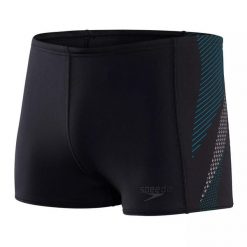Męskie Spodenki Kąpielowe Tech Pnl Asht. Czarne kąpielówki męskie Speedo, m, bez wzorów. Za 178.99 zł.
